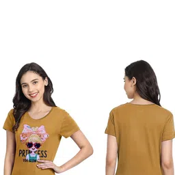 ACTLIVE Kids-Girls Brown Clothing Set image 2