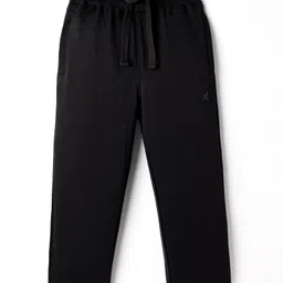 Doreme Terry Knit Full Length Solid Colour Lounge Pant - Black-picture-23