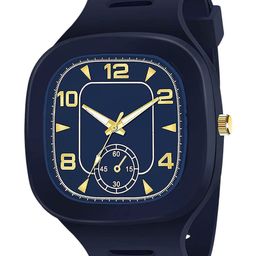 CSAMON Unisex Printed Dial Analogue Watch Csamon_31_Blue_Single Round-picture-12