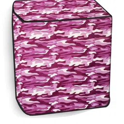 The Furnishing Tree Purple PVC Washing Machine Covers-picture-33