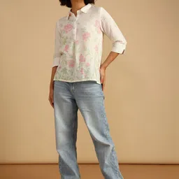 LIMEROAD Floral Print Top image 5