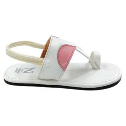The Madras Trunk Colour Blocked Geometric Shape Designed Sandals - White image 5