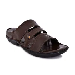 ROYAL CRUZZ Men Leather Comfort Sandals-image-45