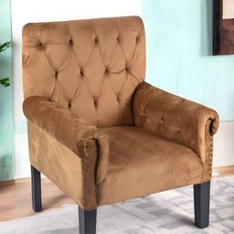 Ikiriya Brown Wooded Lounge Chair-picture-40