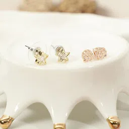 AQUASTREET Set of 2 Contemporary Studs image 2