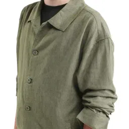 Rare Ones Boys Green Regular Fit Jacket image 5