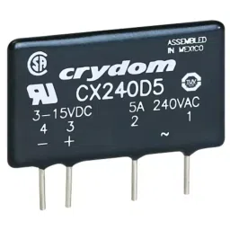 SENSATA/CRYDOM Solid State Relay 5 A Load PCB Mount 280 V AC 32 Control, CXE240D5-picture-12