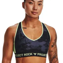 UNDER ARMOUR Black Printed Sports Bra-picture-15