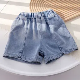 FOREVER FRIDAY Girls Solid Slip On Shorts-image-2