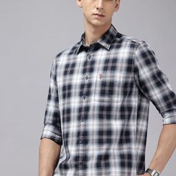 U.S. Polo Assn. Denim Co. Tartan Checked Pure Cotton Casual Shirt-picture-17
