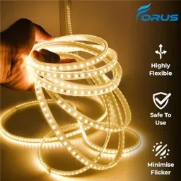 FORUS LED Rope Light Warm White Length 15 m image 2