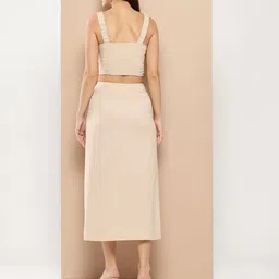 chemistry women'secret Smocked Top With Midi Skirt image 5