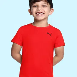Puma Boys Red Active Small Logo T-shirt-picture-15