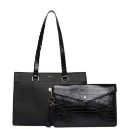 Aldo Black Solid Medium Tote Handbag-picture-22