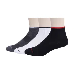 Sokker Multicolor Cotton Blend Solid Socks - Set of 3-picture-14