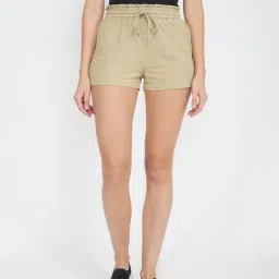 Oxolloxo Khaki Regular Fit Shorts-picture-10