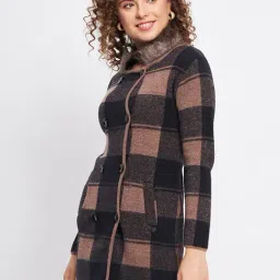Duke Black & Beige Checks Cardigan image 3