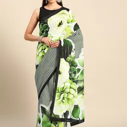 BUTA BUTI Floral Printed Pure Cotton Saree-picture-32