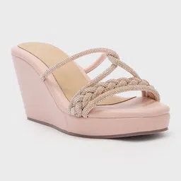 Sole To Soul Embellished Party Wedge Sandals image 4