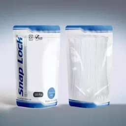 Snap Lock Normal White Nylon Cable Ties 200x2.5 mm, SL - 200 x 2.5 (Pack of 100) image 2