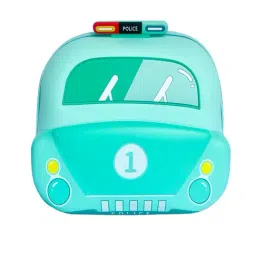 Little Surprise Box Police Joyride Mint Green Printed Backpack-image-31