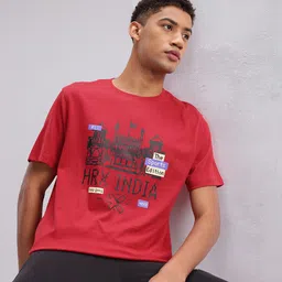 HRX by Hrithik Roshan Graphic & Typography Printed Lifestyle T-shirt-picture-17