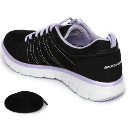 SKECHERS Women Look Book Black Running Shoes image 5