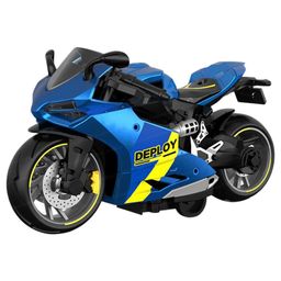 FunBlast Realistic Small Size Die Cast Motorcycle Toy for Kids Blue-picture-39