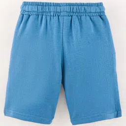 ToffyHouse Mid Thigh Shorts Text Print - Blue image 2