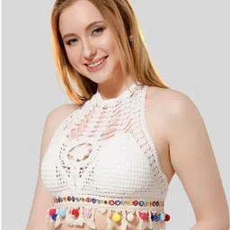 Fabme Floral Bralette Bra Half Coverage Lightly Padded image 2