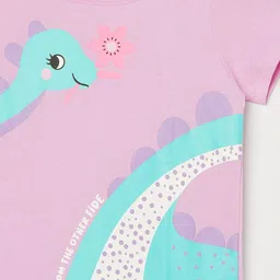 Fame Forever by Lifestyle Girls Graphic Printed Round Neck Cotton T-shirt image 2