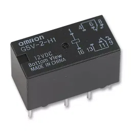 OMRON ELECTRONIC COMPONENTS RELAY, SIGNAL, DPDT, 24VDC, 1A, G5V-2-H1 DC12-image-65