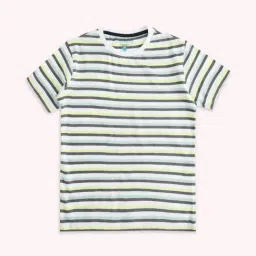 Pantaloons Junior Multicolor Cotton Striped T-Shirt-picture-26