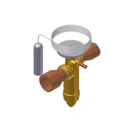 Danfoss Expansion Valve Bi-Flow Straightway Direction 28.575 mm (1 1/8 inch) Inlet Size, 067N3019 image 3