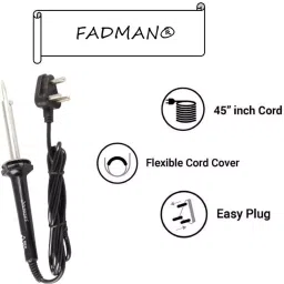 Fadman Corded Soldering Iron with Solder Wire Steel, Aluminium & Copper 60 W (Pack of 2) image 4