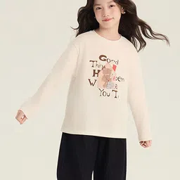 LULU & SKY Girls Graphic Printed Long Sleeve T-shirt image 2