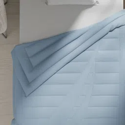 Nautica Blue Microfiber AC Room 110 GSM Single Bed Comforter image 3