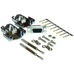 Multicomp D SUB CONNECTOR KIT, RECEPTACLE, 9 POSITION, CRIMP, MCD8E09FC-KIT-picture-18