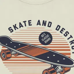 HELLCAT Boys Typography 2 Printed T-shirt image 2