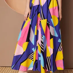 ZWERLON Printed Flared Palazzos image 4