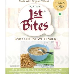 Pristine 1st BITES Baby Cereal 300g Baby Food (6-24 Months) Stage-1, 100% Organic Wheat Infant Food-picture-3