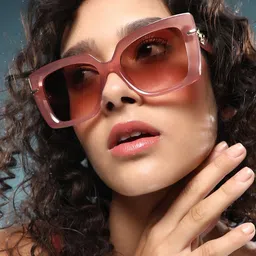 HAUTE SAUCE by Campus Sutra Women Rectangle Sunglasses with Polarised Lens image 3