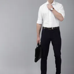 Van Heusen Men Pure Cotton Custom Opaque Formal Shirt image 3