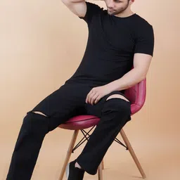 Metronaut Men Classic Slash Knee Jeans image 4