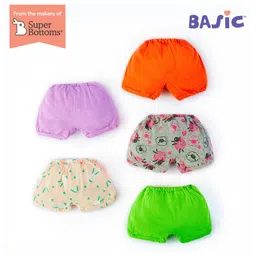 SuperBottoms Pack Of 10 Farm Animals Printed Bloomers - Multi Colour image 5