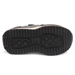 Cute Walk by Babyhug Velcro Closure Sneaker With Lace Detailing - Black image 5