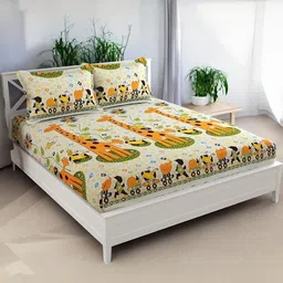 WELLNEST Microfiber Fitted King Bedsheets image 3