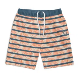 HELLCAT Kids Grey Striped Shorts-picture-11