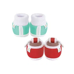 NESKA MODA Unisex Kids Cotton Booties image 5