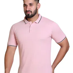 PULAKIN Polo Collar Short Sleeves Cotton T-shirt-picture-14